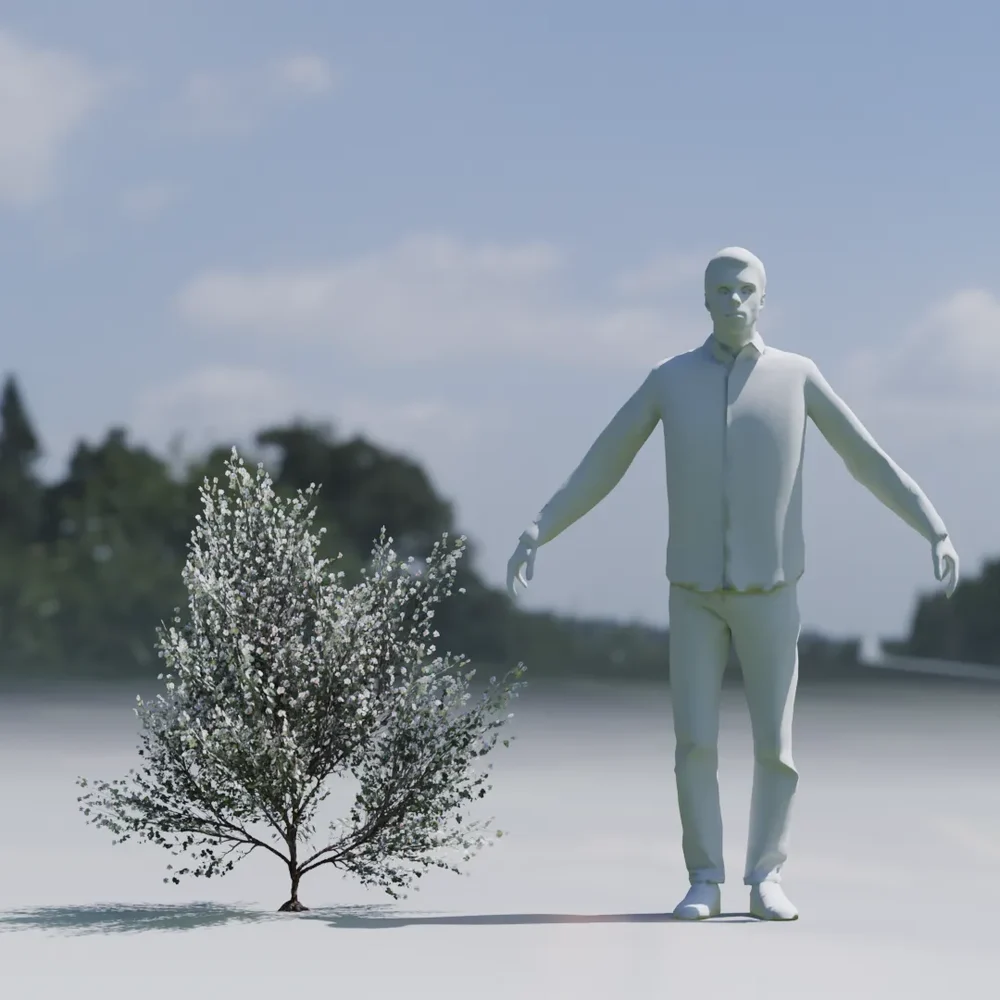 Shurb Flower Lowpoly Animated