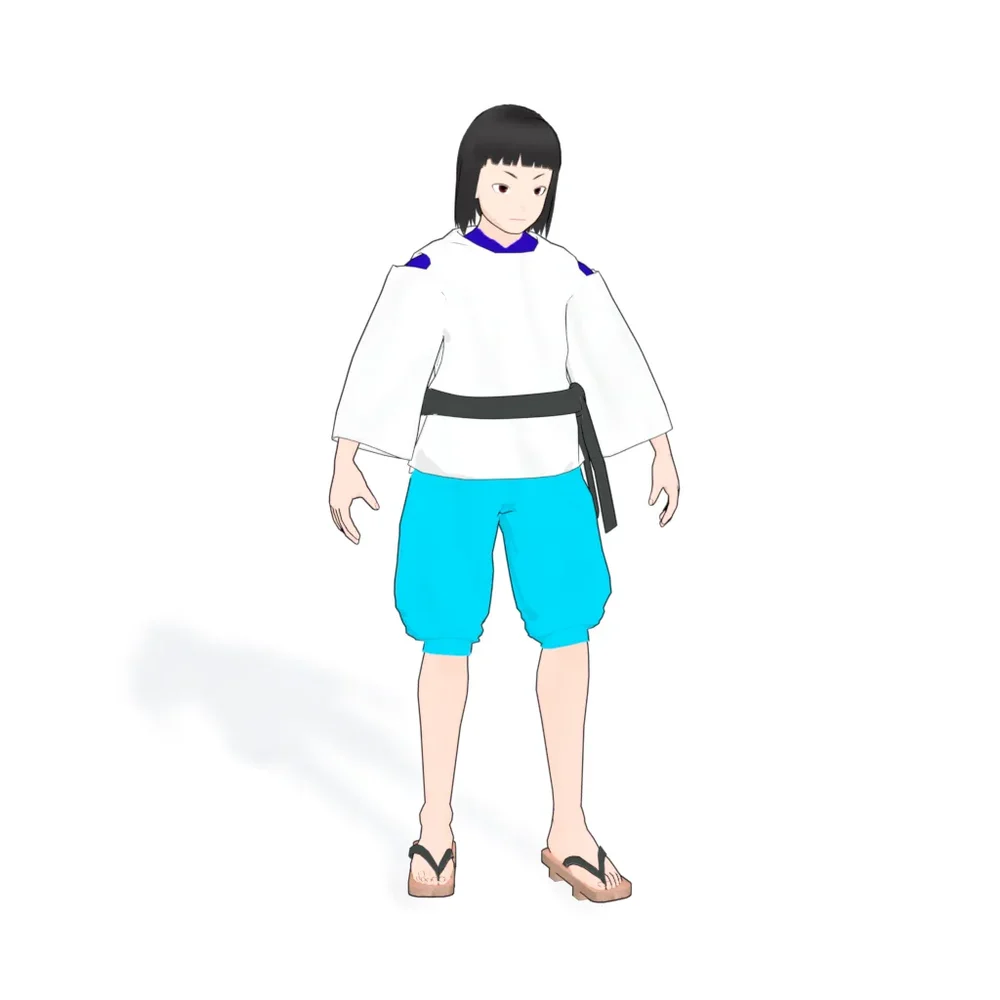 Stylized Man Happi Outfit