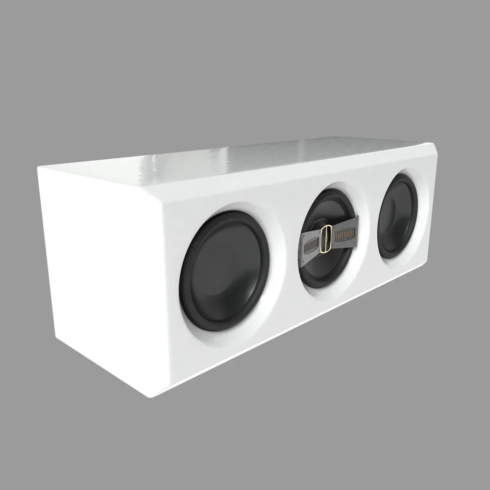 Hifi Central Speaker White Composite