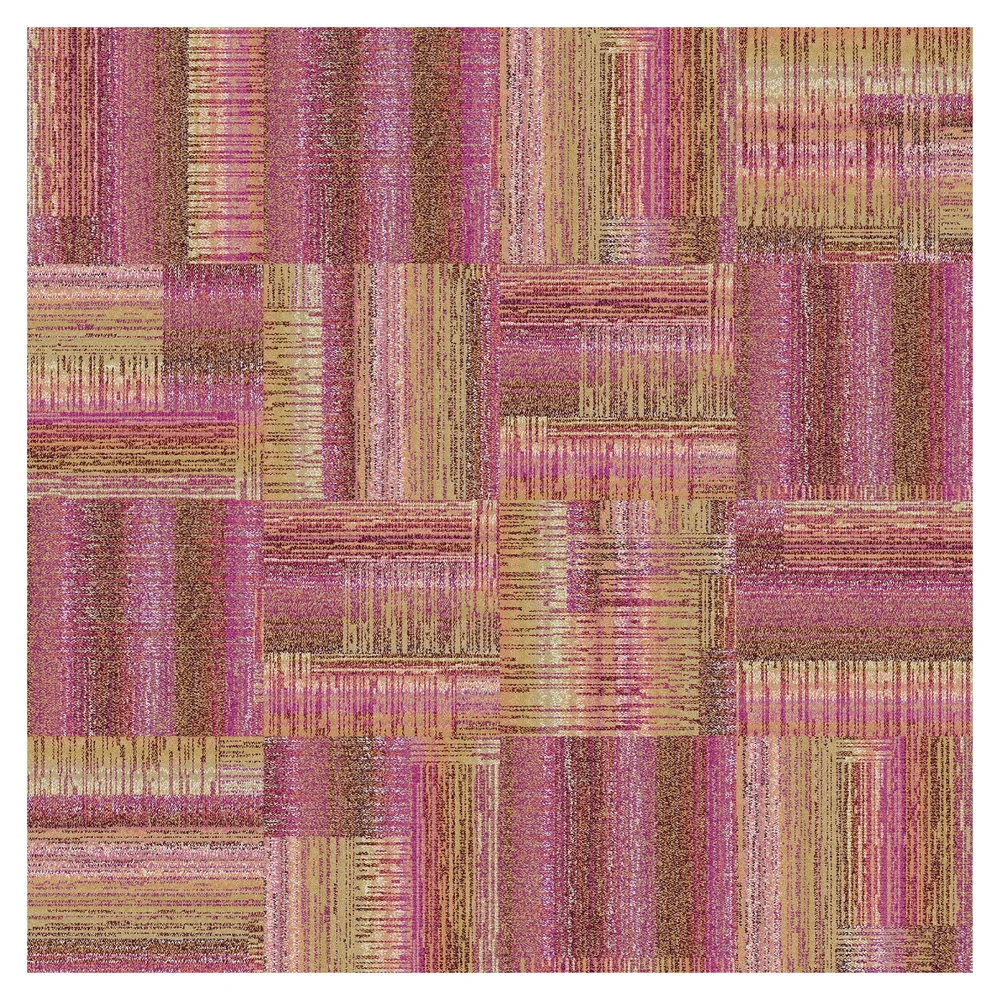 Over The Edge Steady Fuchsia Carpet Tile