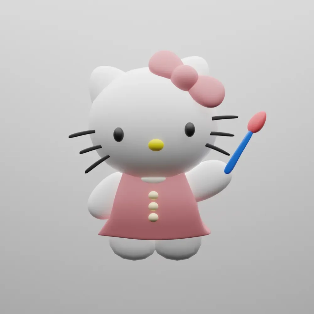 Artist Hello Kitty Doll