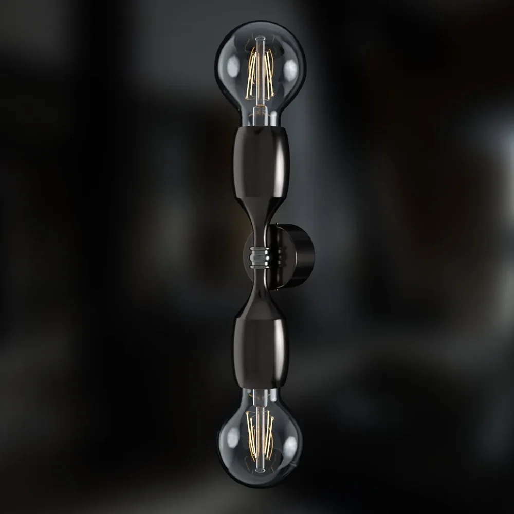 Black Metallic Decostyle Sconce