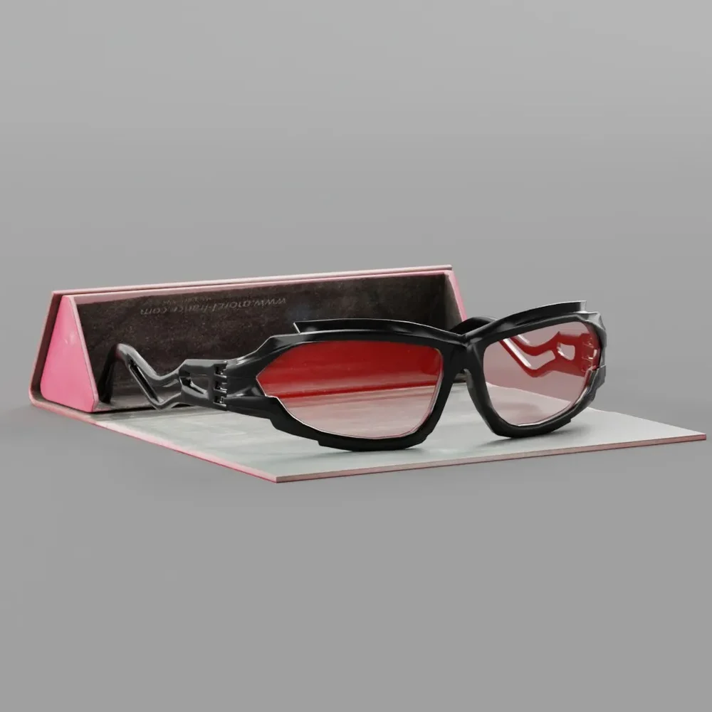 Sunglasse And Box