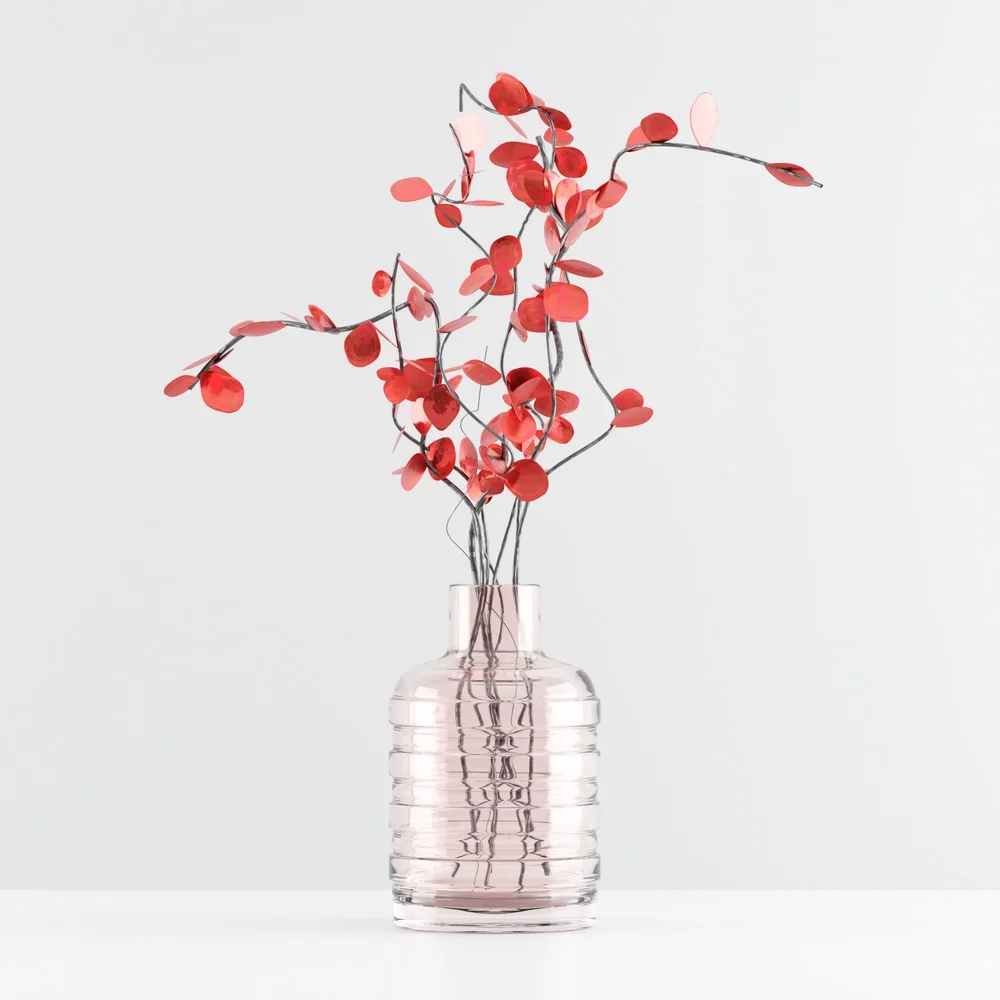 Decoration Vase With Plant