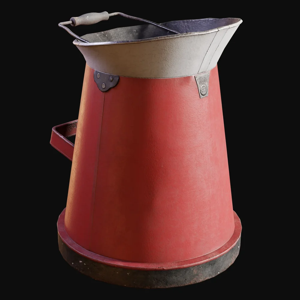 Rustic 5 Gallon Metallic Jug Painted