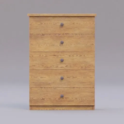 Small Wooden Cabinet With Drawers