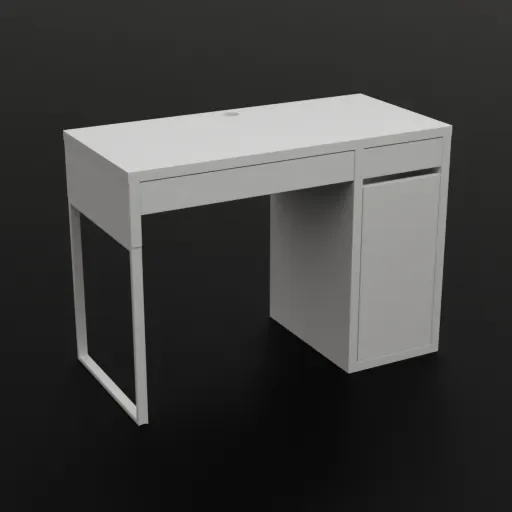 Ikea Micke Desk, White