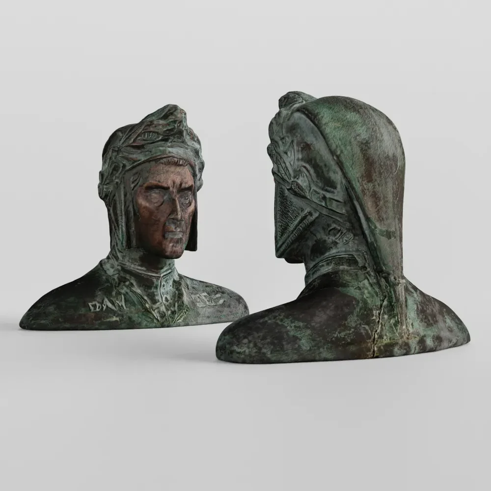 Bronze Statuette Dante Alighieri