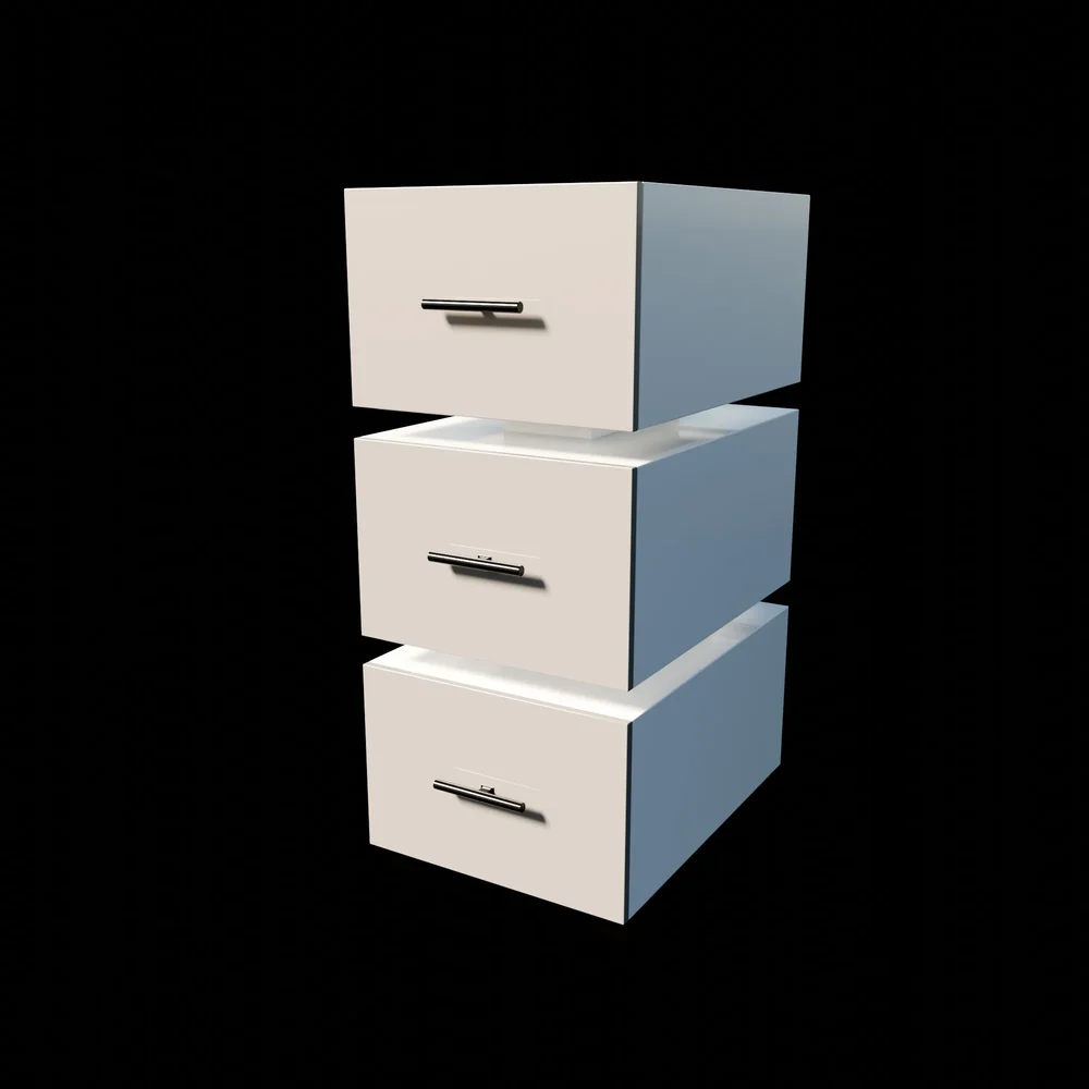 Small Bed Side Shelf With Drawers