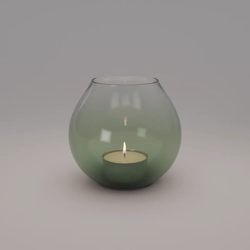 Candle In The Glass