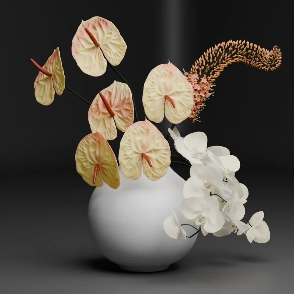 Minimal Floral Vase