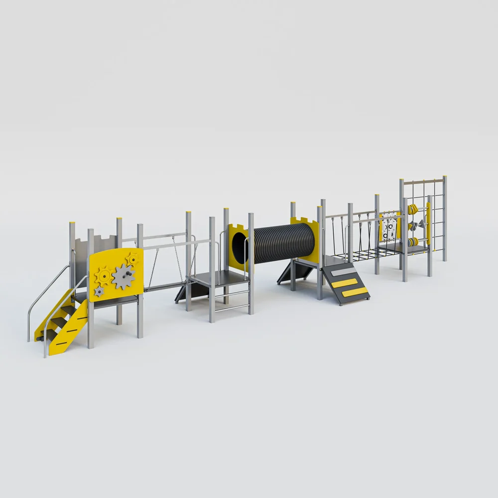 Long Fitness Playground Set