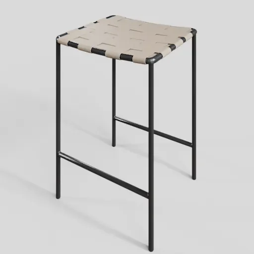 Stool Leather01