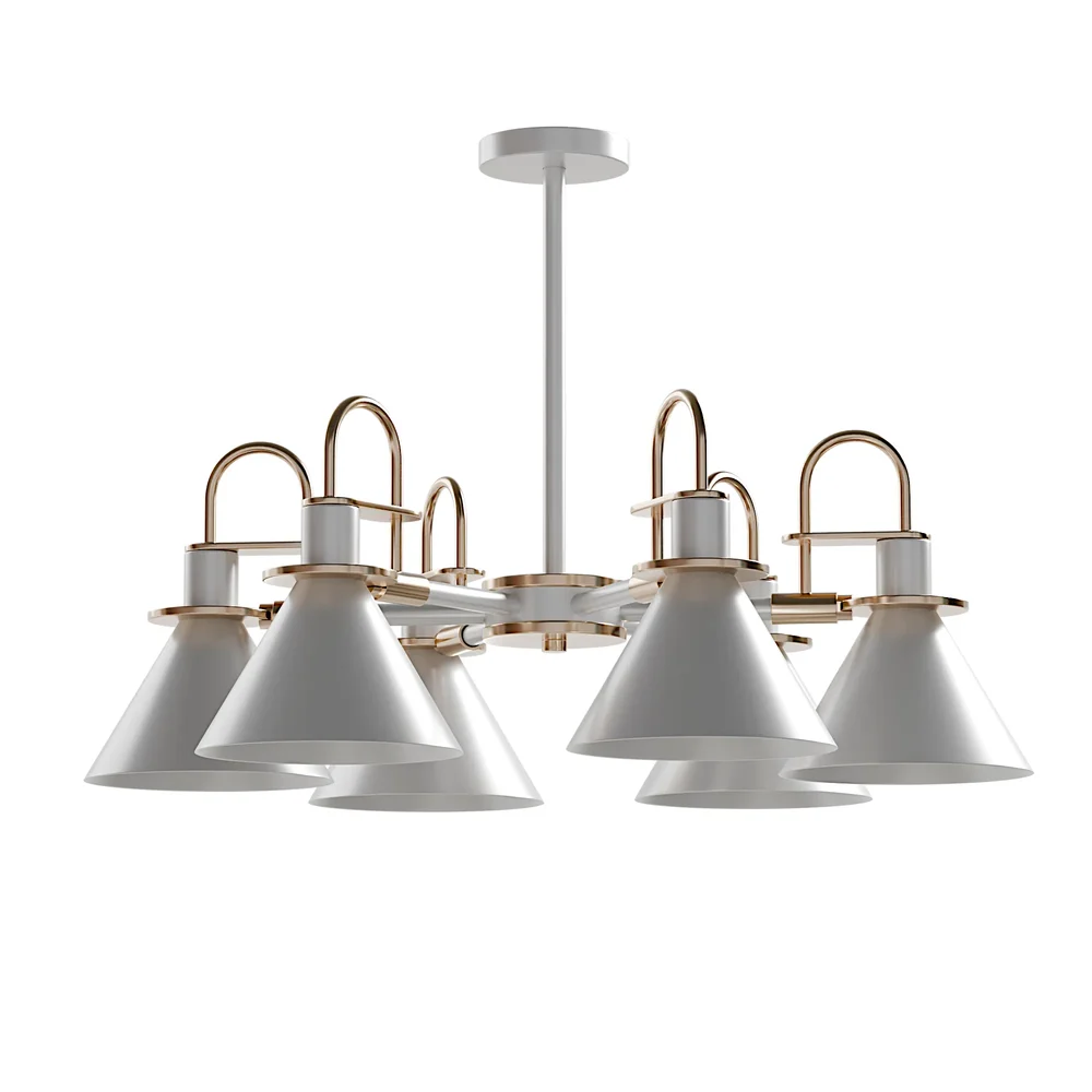 Coda Chandelier White