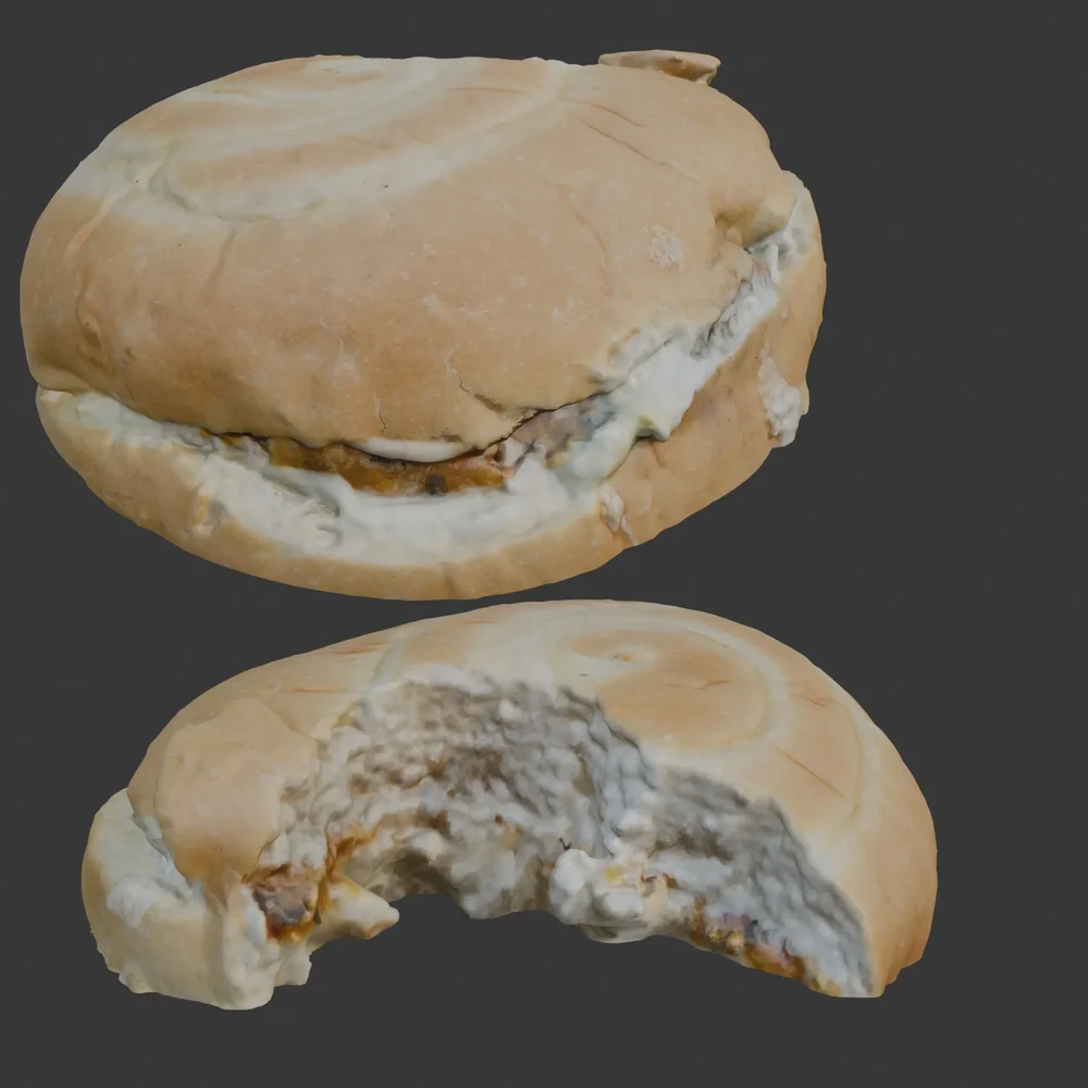 Burger Patty With Bun