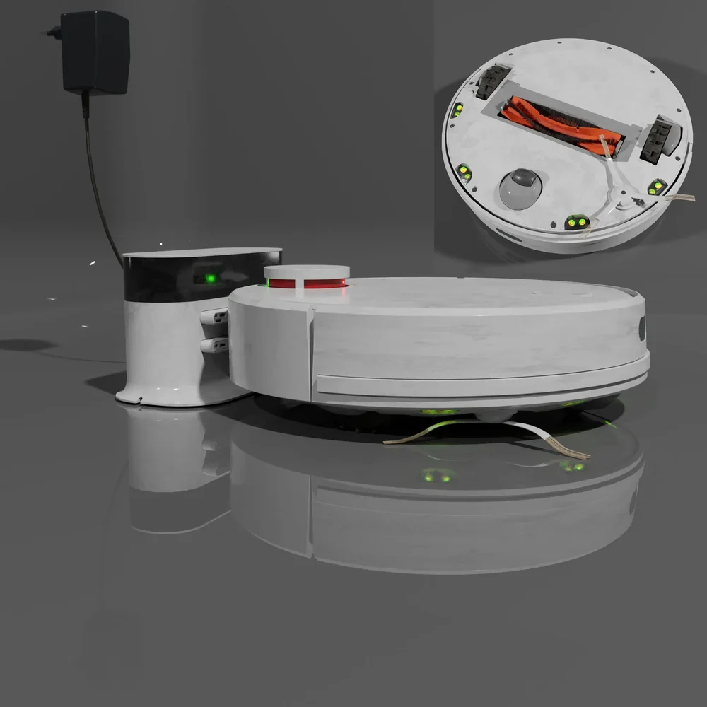 Robot Canister Vacuum Cleaner.