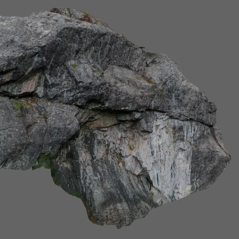 Rocky Cliff In Mountain 1
