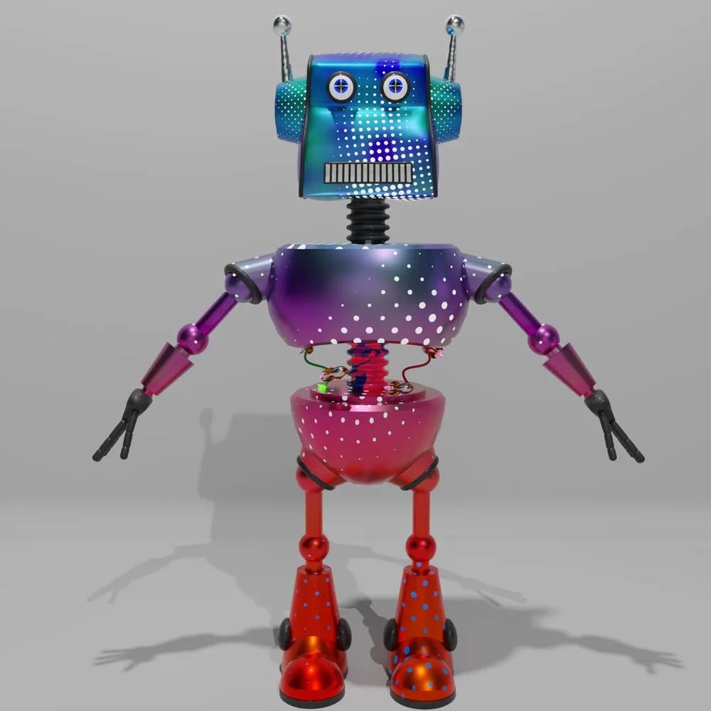 Cartoon Robot Schlunzius