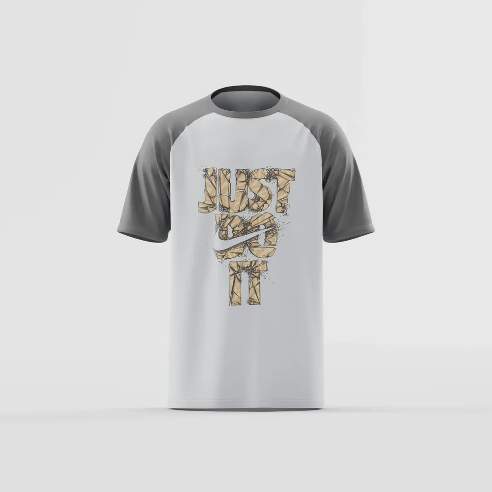 Raglan "Just Do It" Baseball Tee