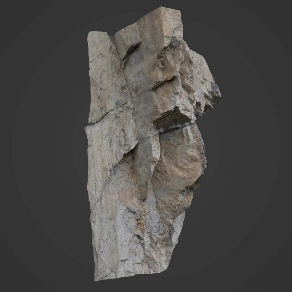 Rock Cliff Overhang Photoscan