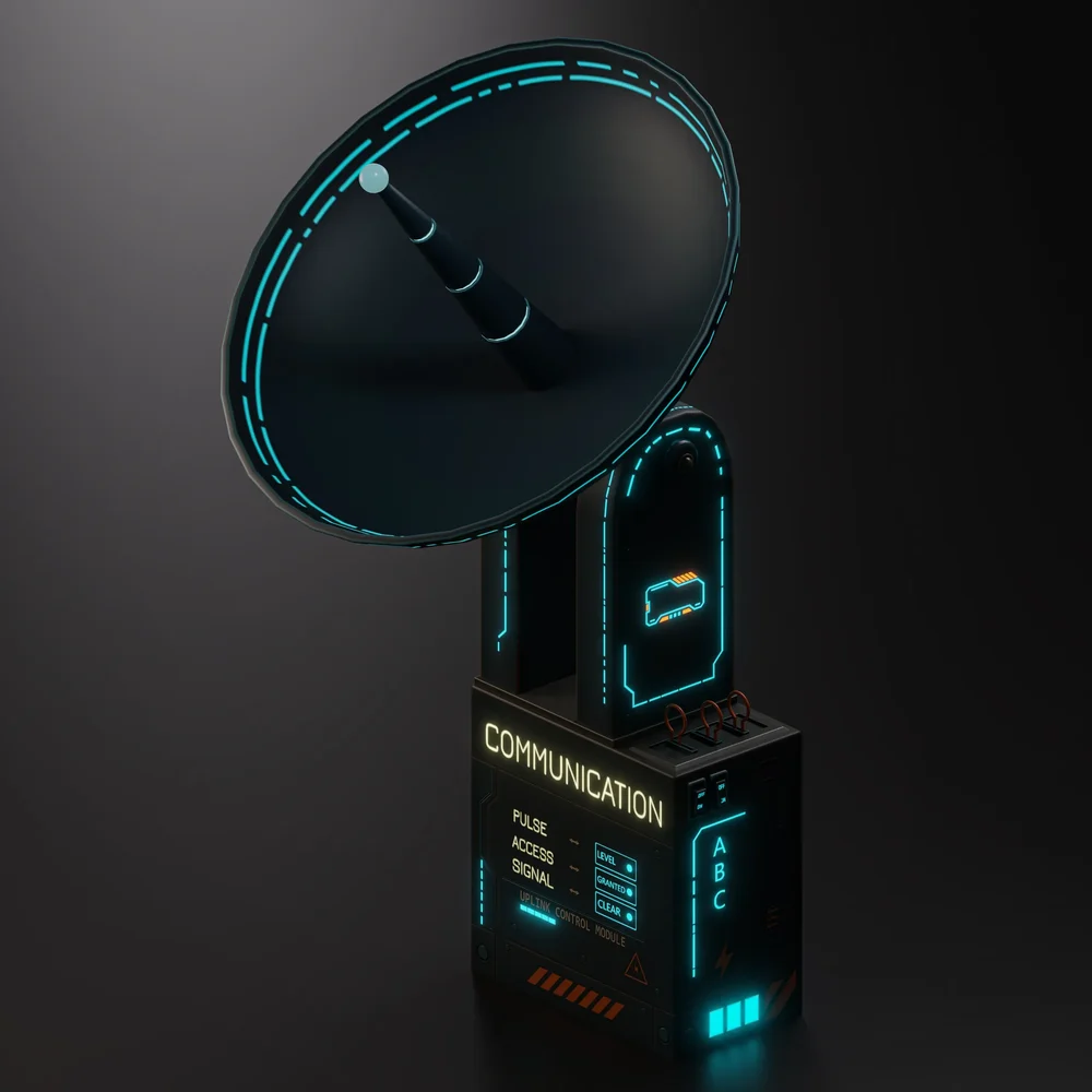 Sci-Fi Communication Dish