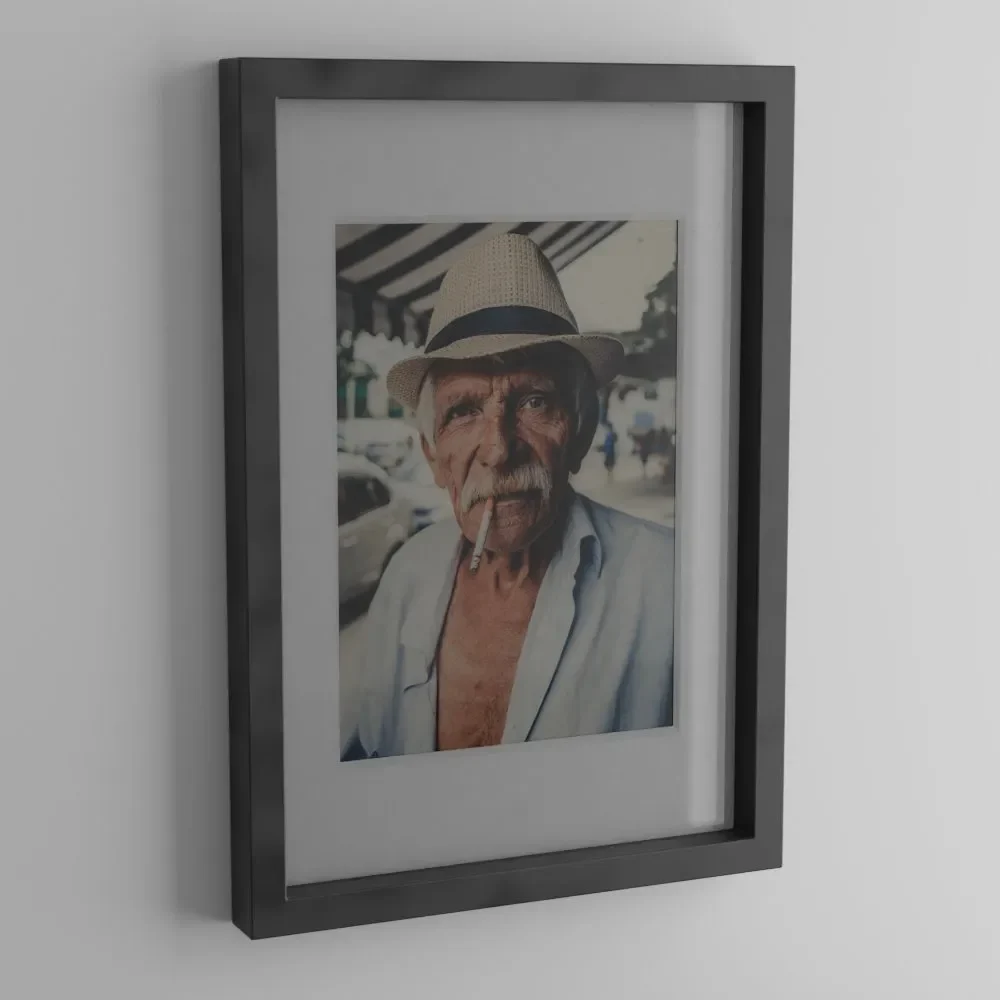 Picture With Frame And Passepartout