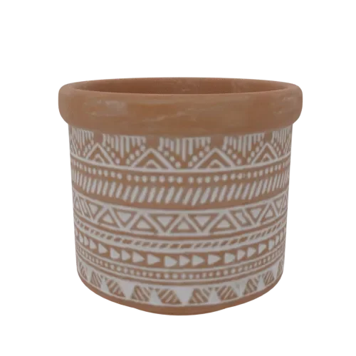 Decorative Red Clay Vase