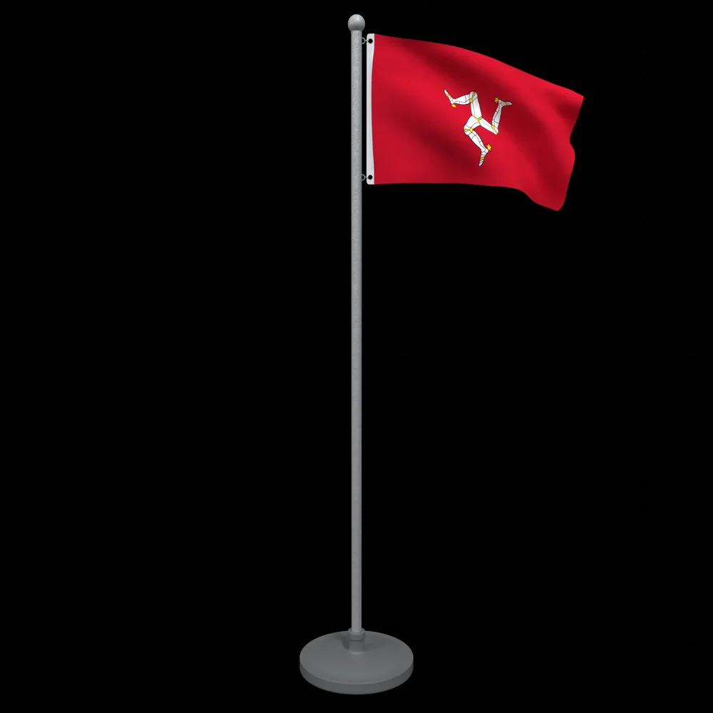 Animated Flag Of Isle Of Man