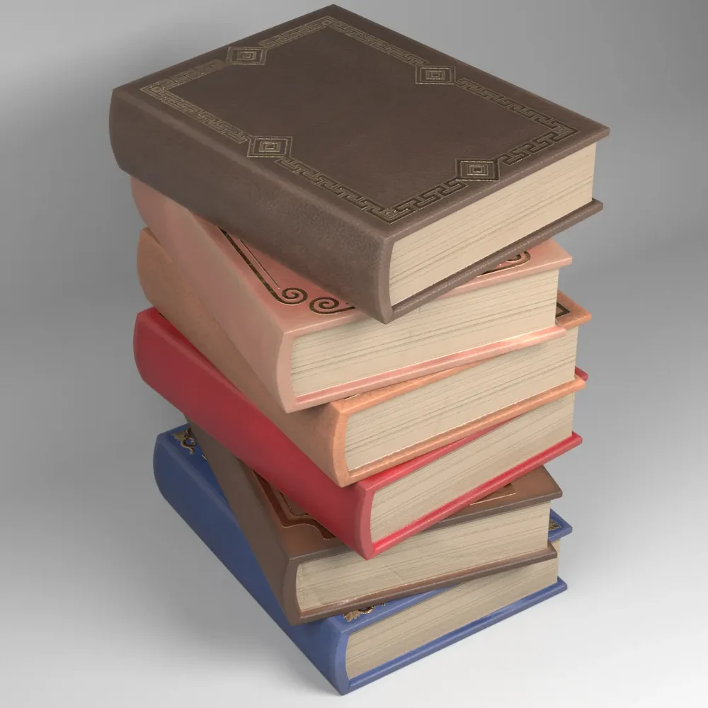 Ornamental Baroque Leather Book