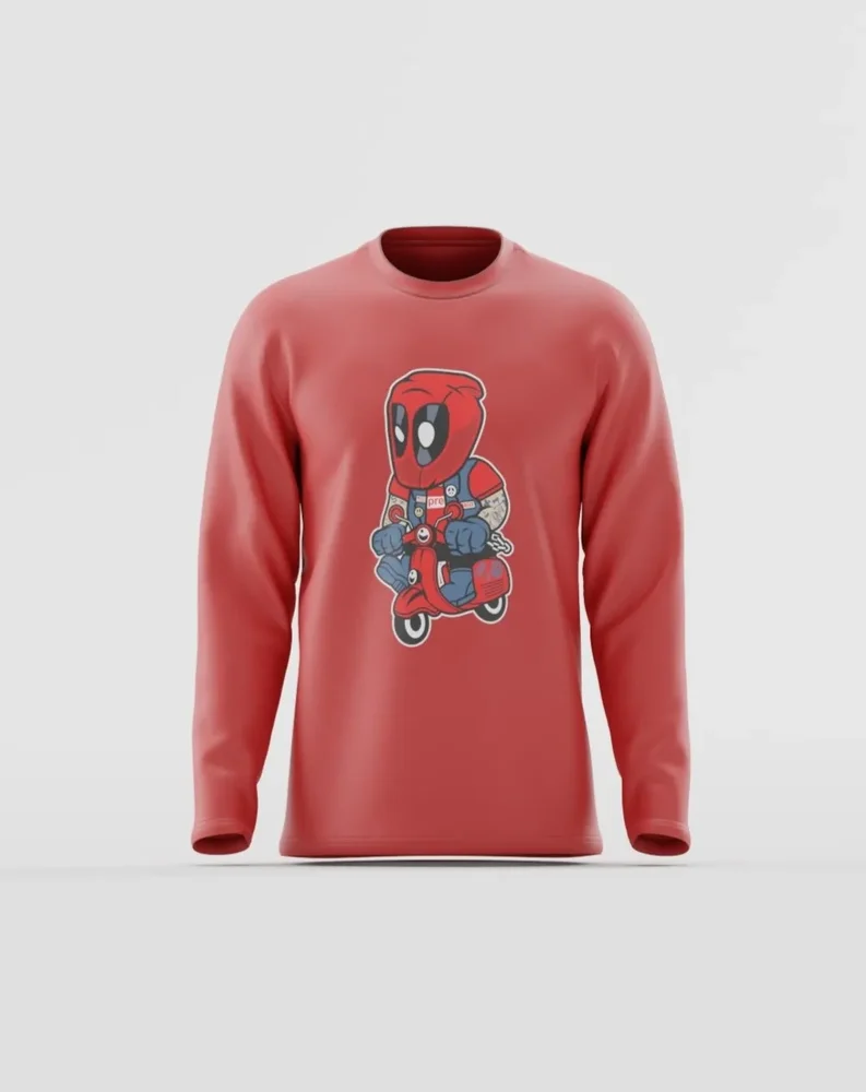 Crimson Hero Scooter Graphic Jersey
