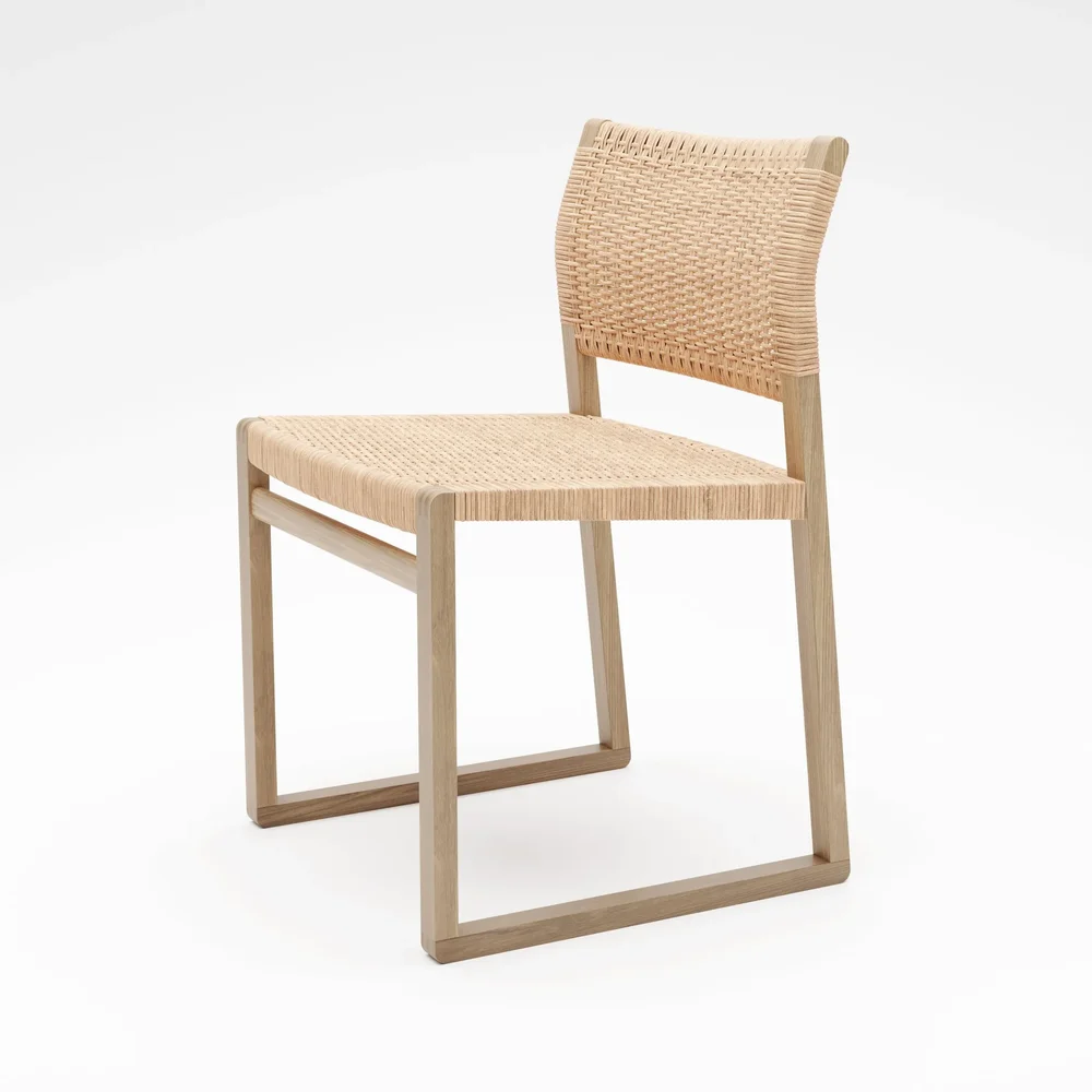 Fredericia Bm61 Cane Wicker Chair