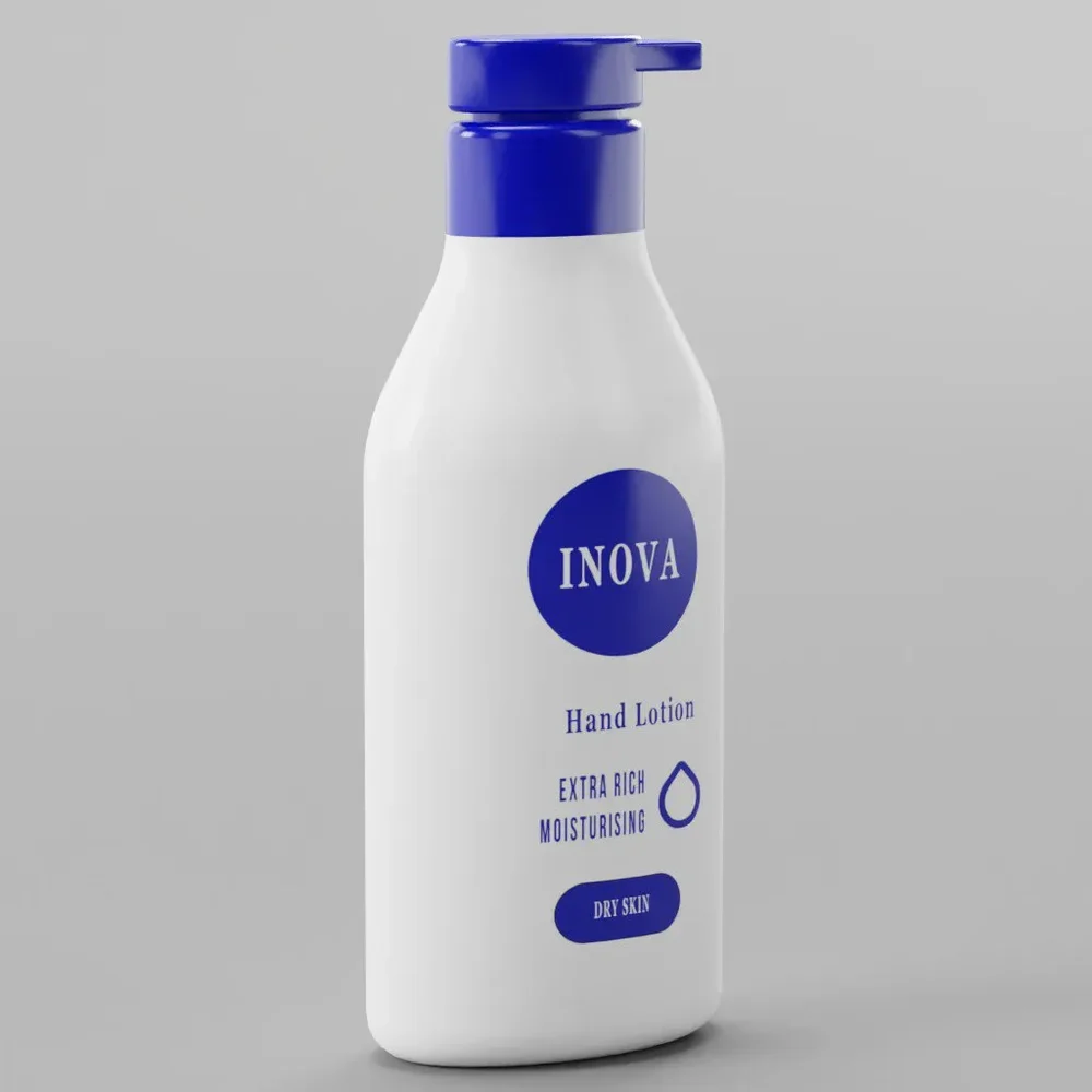 Hand Lotion Blue Label White Bottle