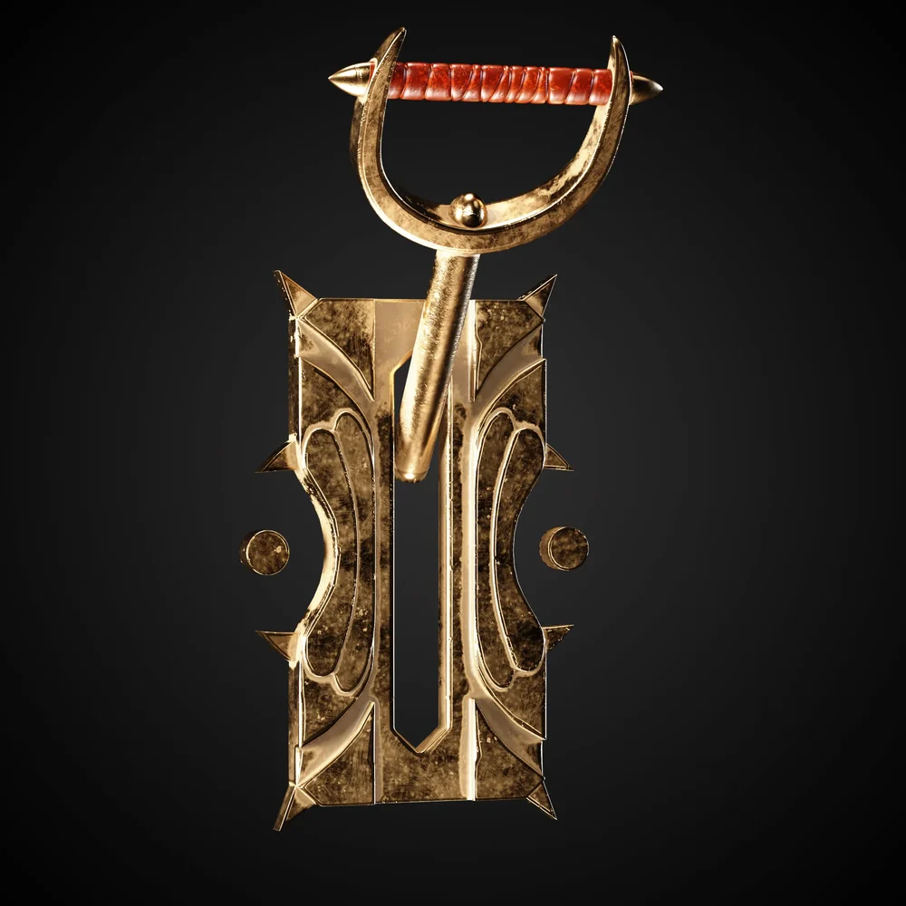 Mechanical Lever Game-Ready + 4k Textures | Blenderkit Series