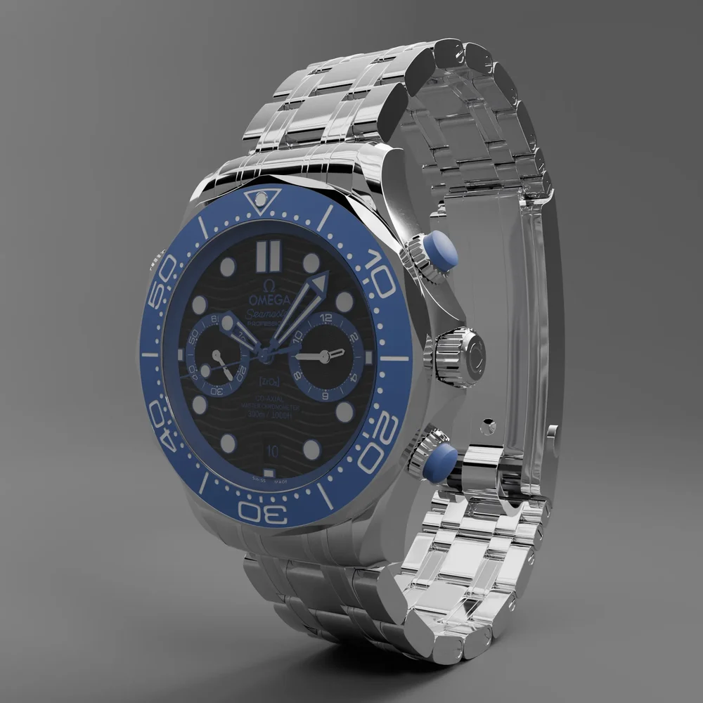 Diver 300m 44mm Blue