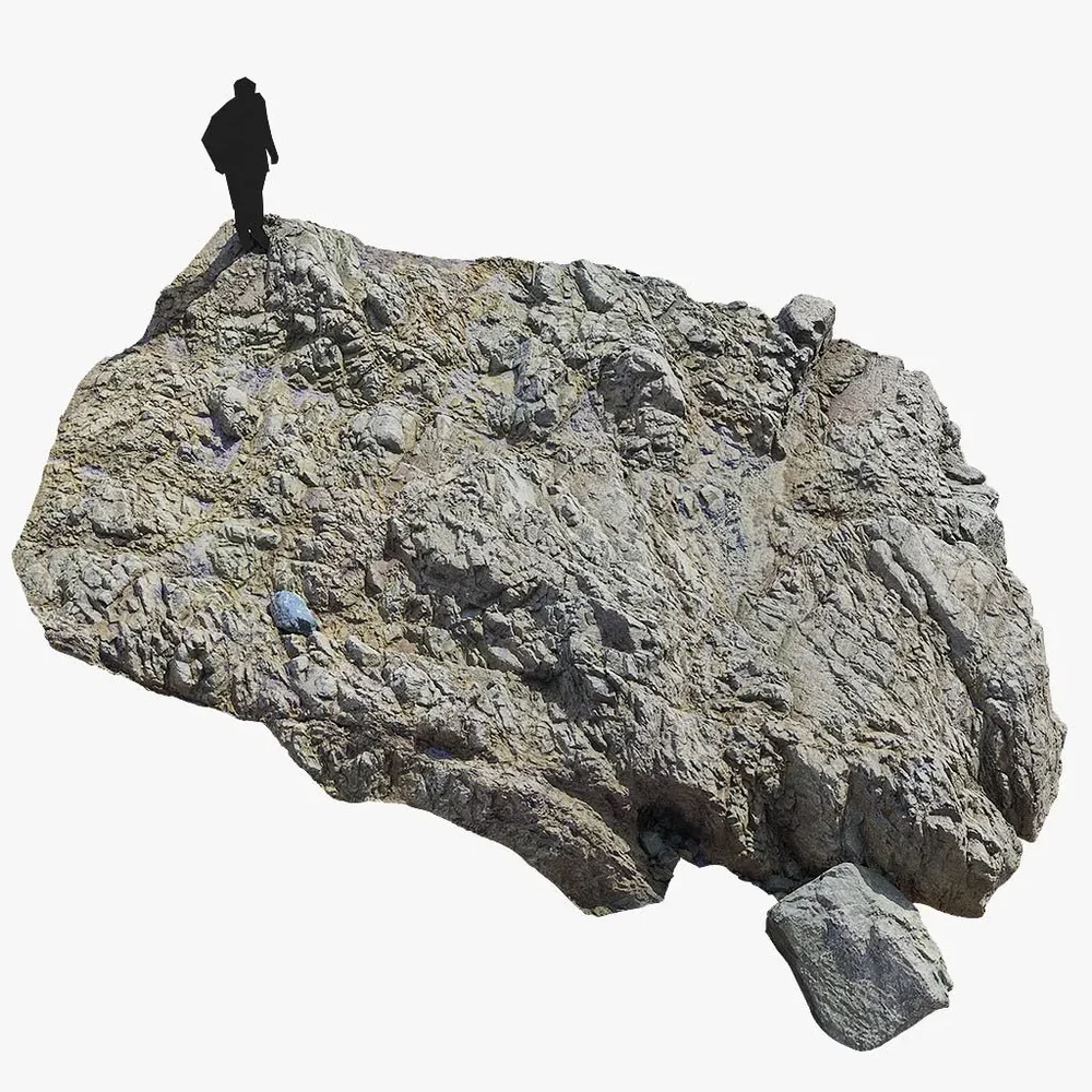 Ground Rocks Shore Coast Pbr Scan