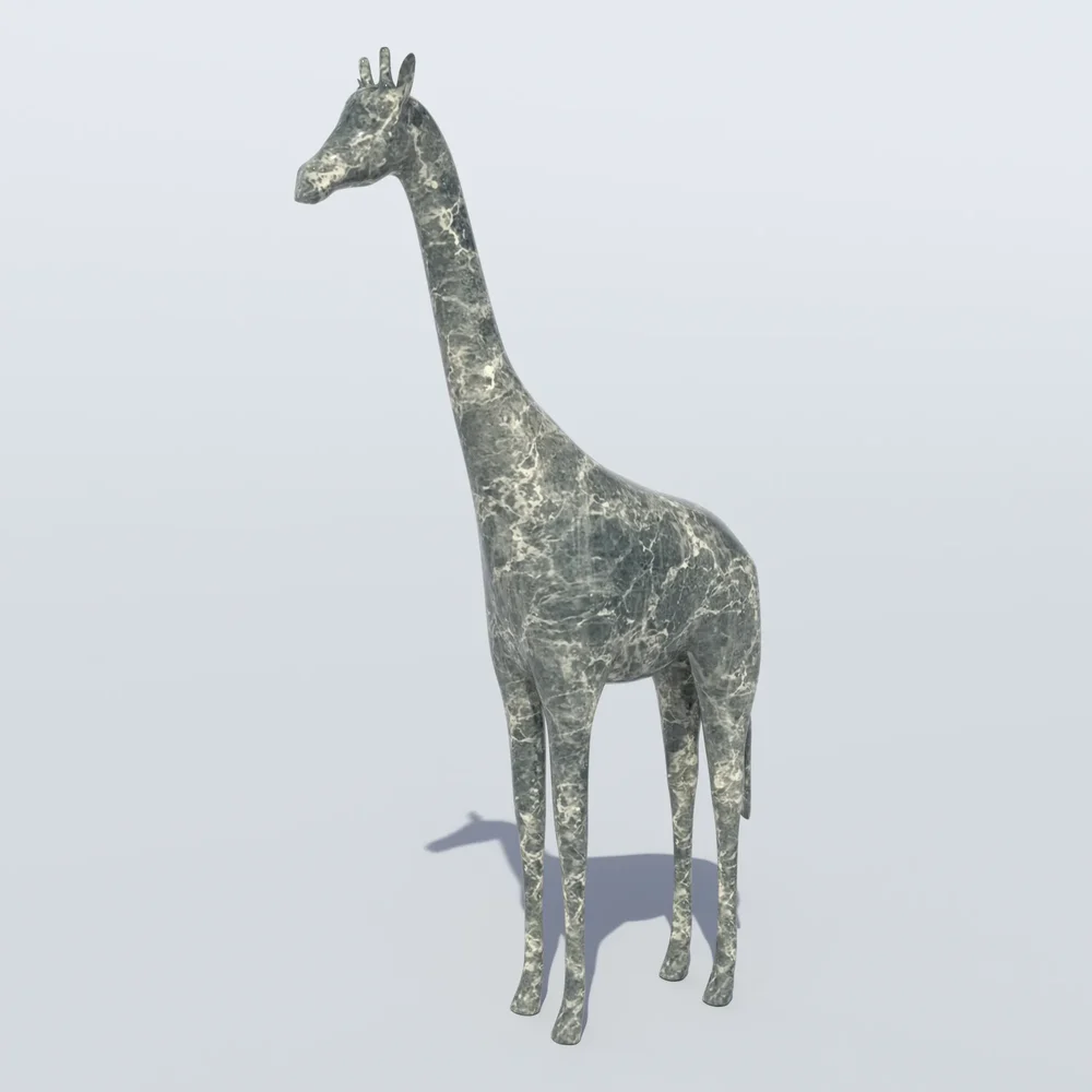 Giraffee Marble Statue