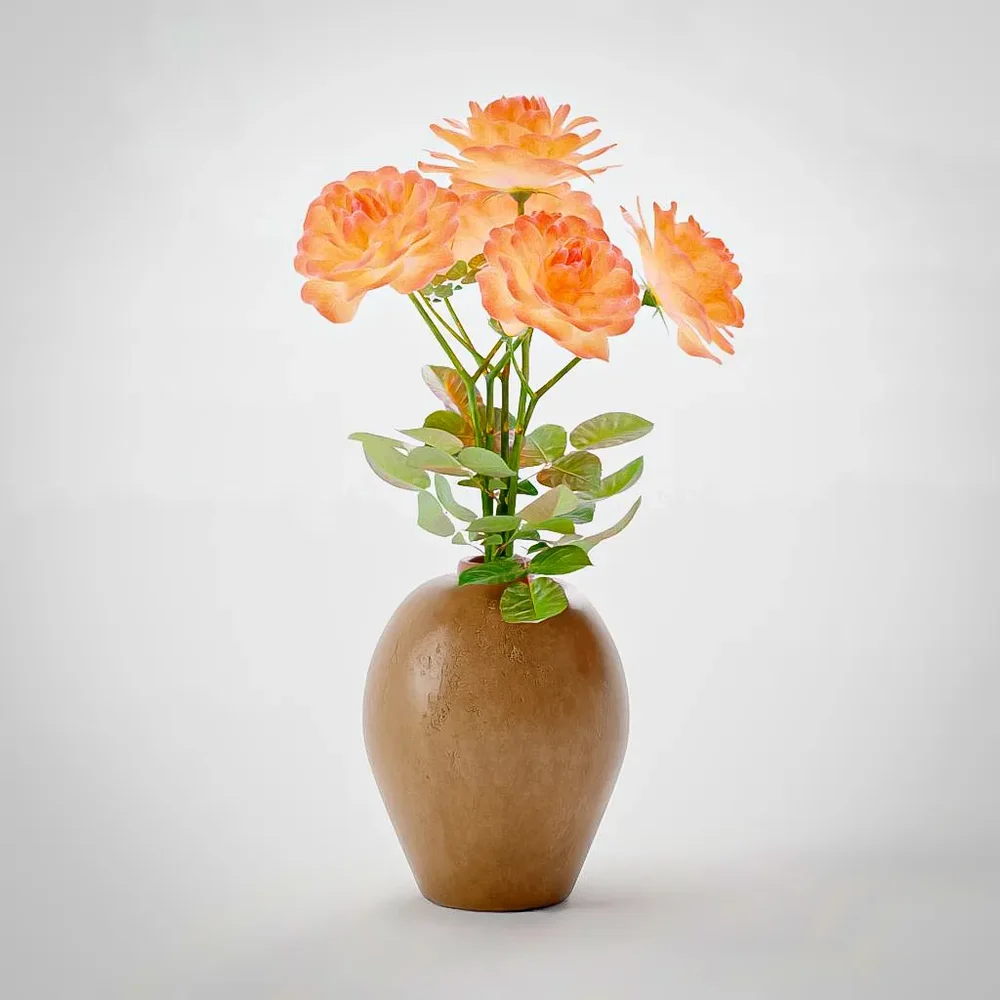 Roses In Vase