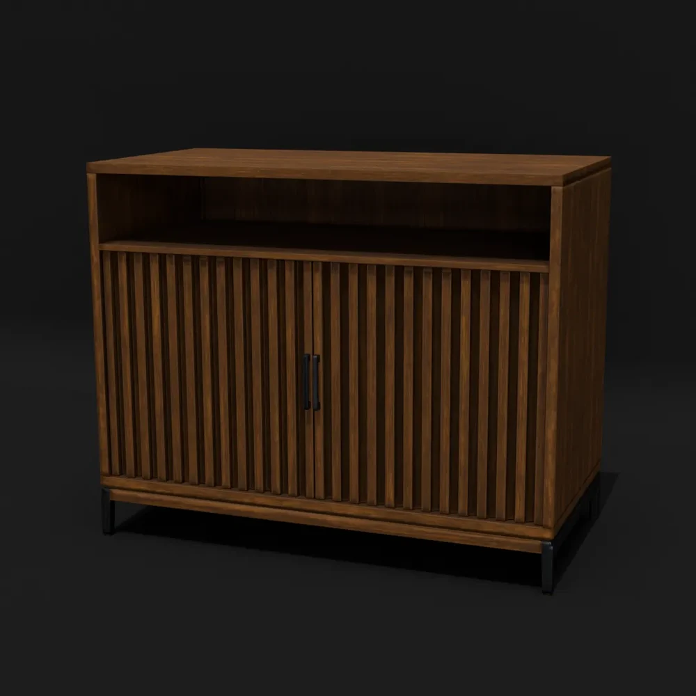 Walnut Wood Tv Cabinet