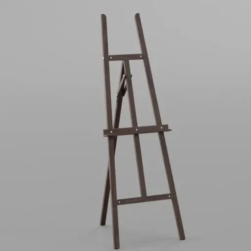 Brown Art Stand