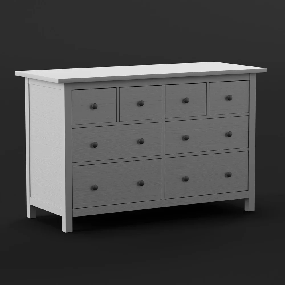 Ikea Dresser Hemnes Light Grey