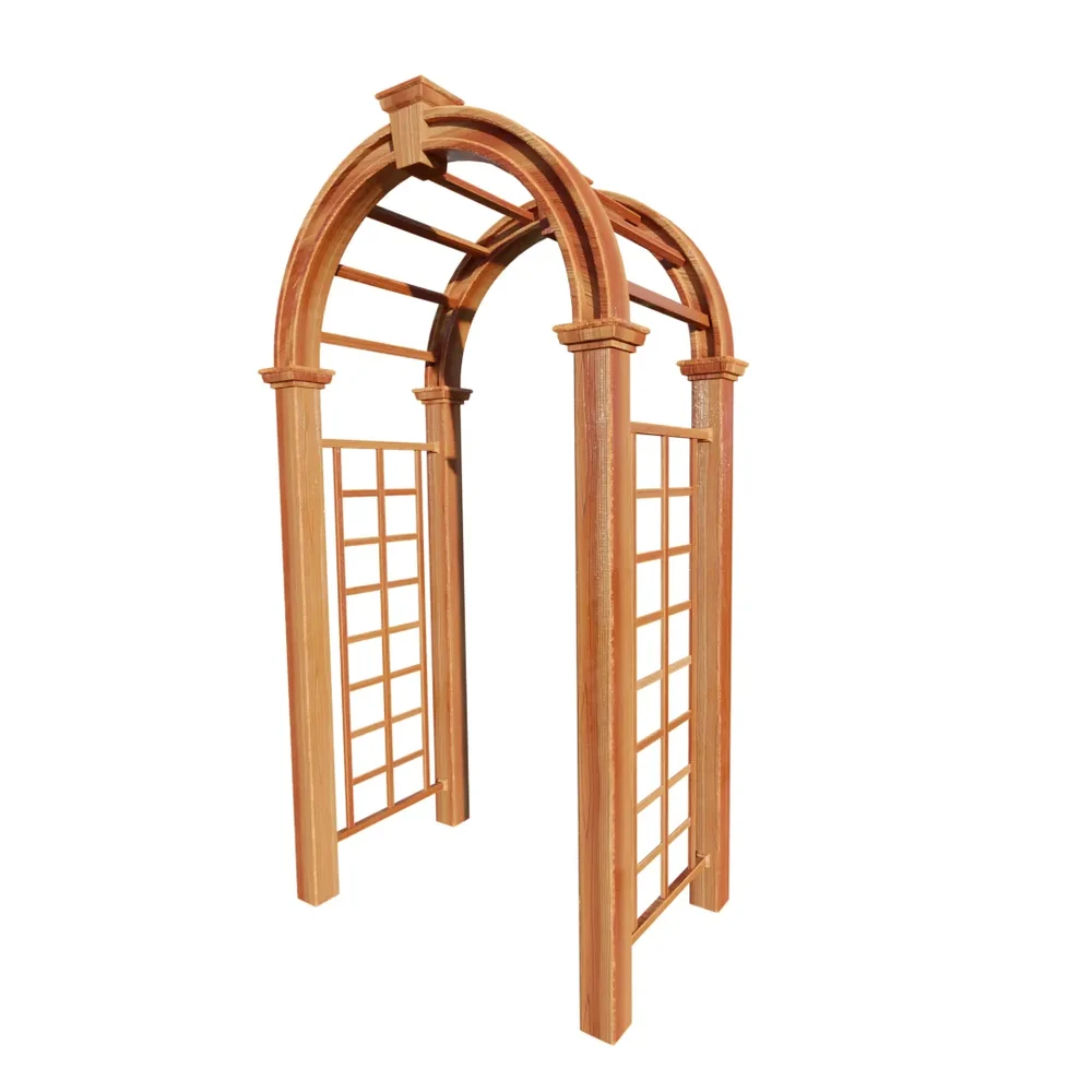 Garden Passageway Wooden Arbor