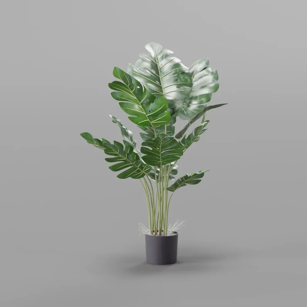 Tall Artificial Monstera Plant