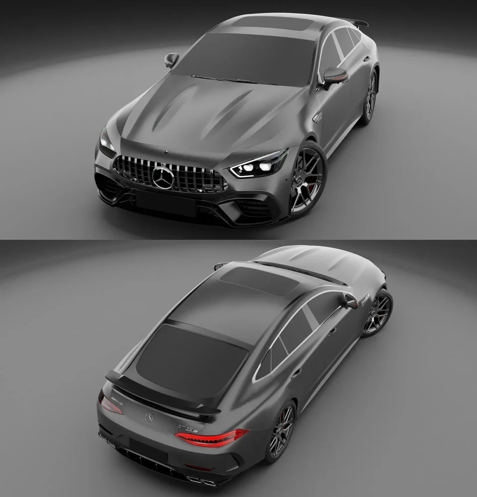 Mercedes Benz Amg Gt 63 (Rigged)
