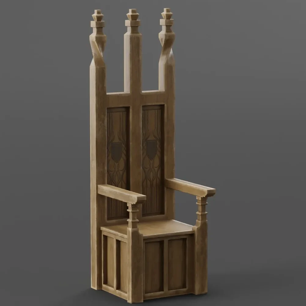 Medival King Chair