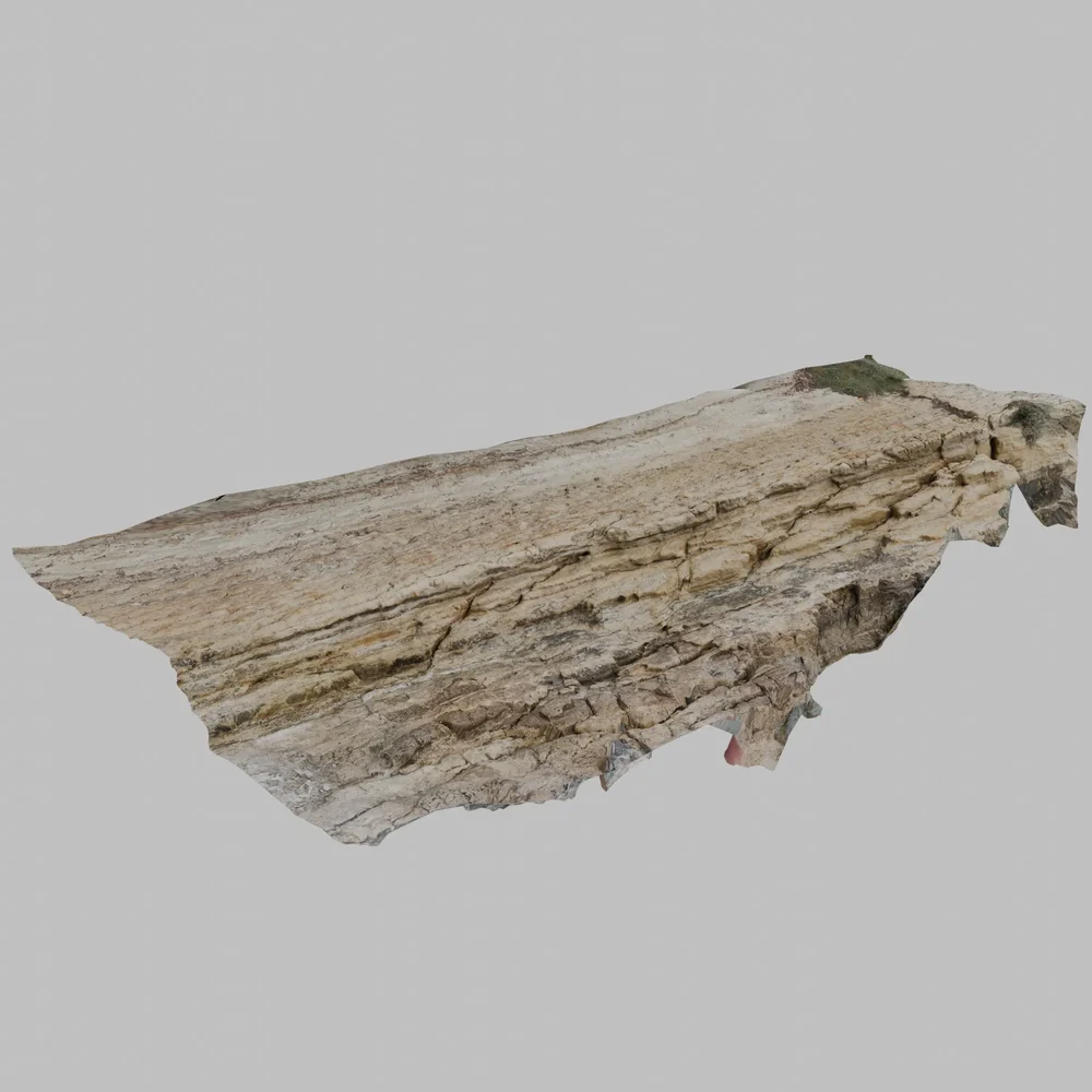 Scan Cliff Rocky Ground