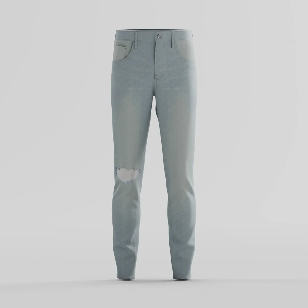 Men’S Denim Pant Light Blue