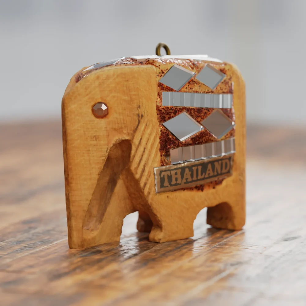 Small Elephant Keychain