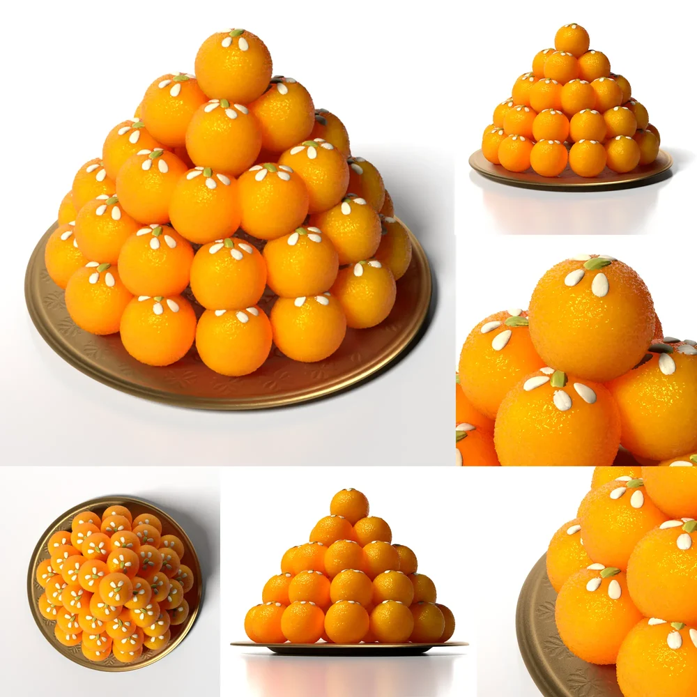 Ladoo Plate Sweets