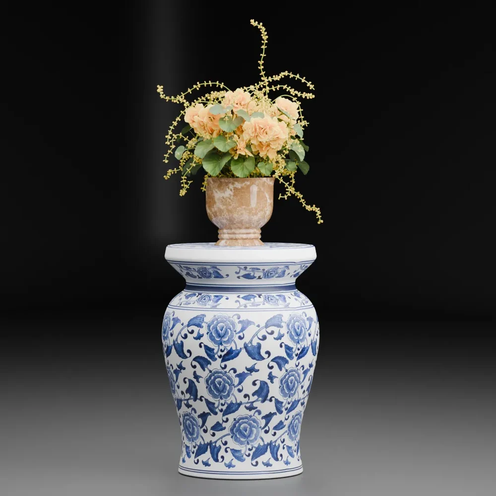 Ceramic Pedestal Decor