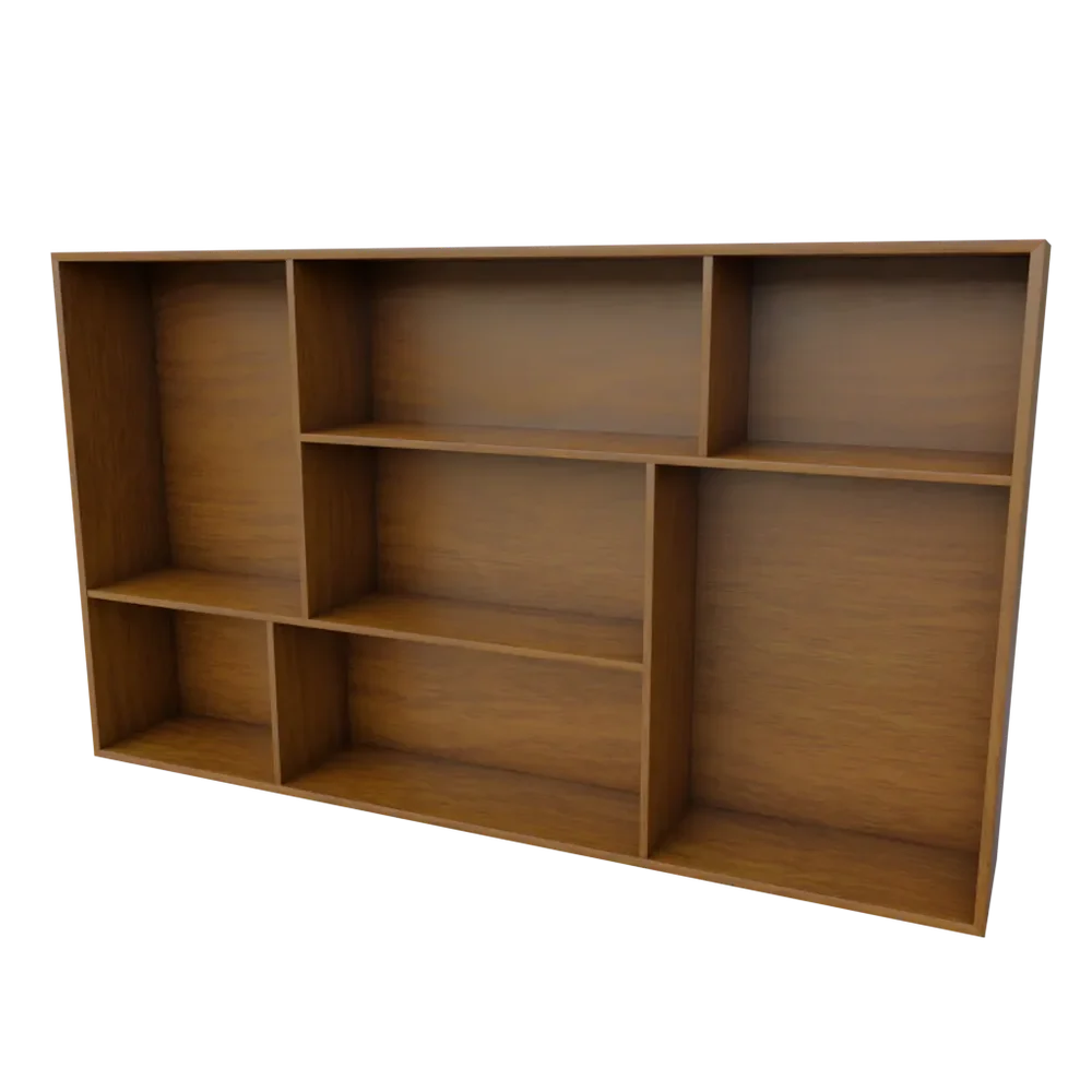 Wall Wooden Book Shelf
